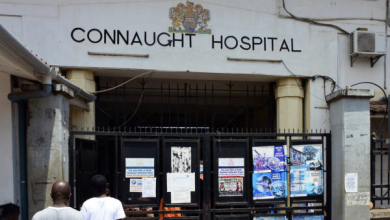Misleading! Connaught Hospital is not closed; only the mortuary is under renovation